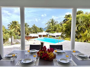 Outdoor dining - Villa "Les Coraux (Le Moule)