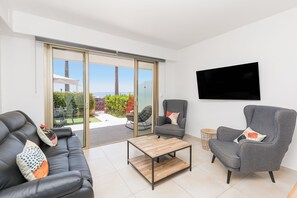 Living area - Steps to the best beach (Antibes)