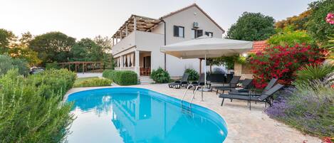 Una piscina riscaldata