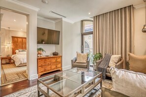 Deluxe Apartment, Balcony, City View | Living area - Luxurious Two-Bedroom Apartment (Sandton)