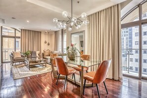 Deluxe Apartment, Balcony, City View | Interior - Luxurious Two-Bedroom Apartment (Sandton)