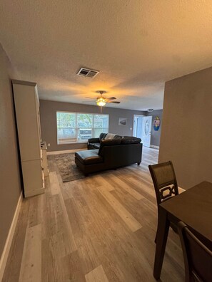 Living area - Pet Friendly Pool Home close to IRB and Walsingham Park (Seminole)