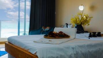 Rom – deluxe, balkong, strandutsikt