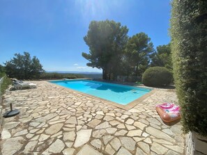 Pool - Hameau des Laurons - Climatisée, piscine privée (Tourtour)