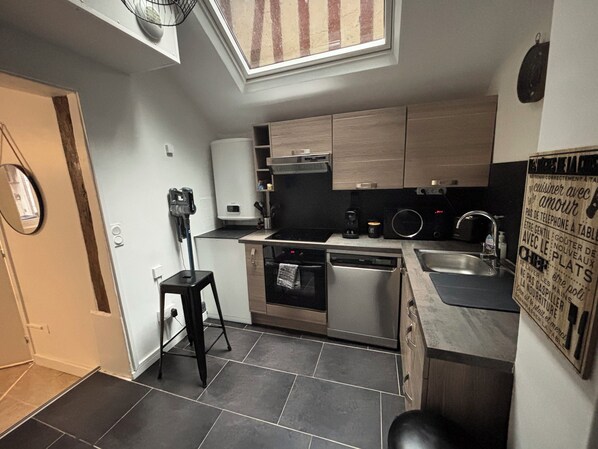 Private kitchen - Charming apartment, Rouen center 4 pers quiet (Rouen)