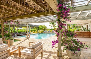 Pool - Villa Tasha - Six Bedroom Villa, Sleeps 16 (Jolly Harbour)