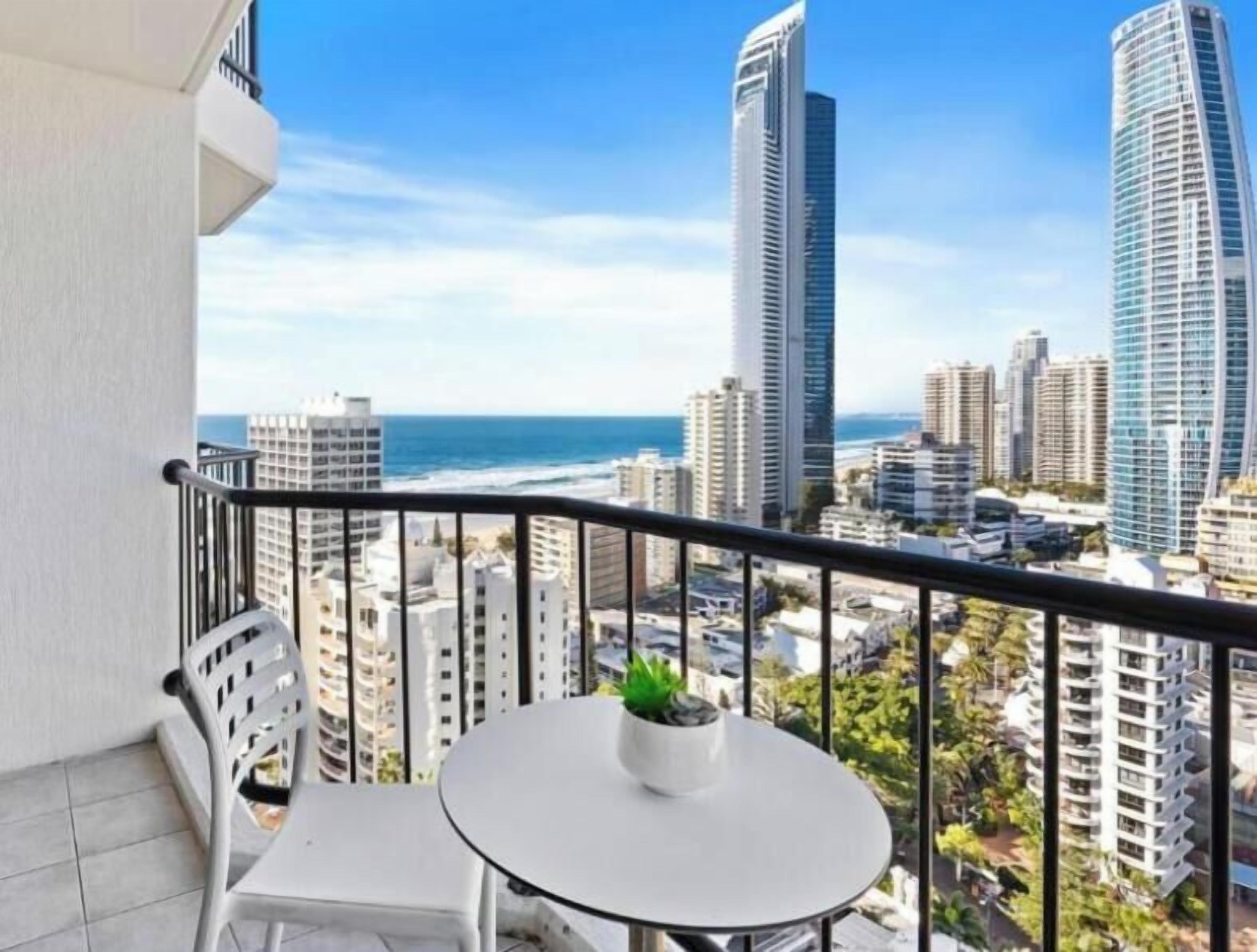 Dobbeltrom, sjøutsikt | Utsikt fra balkong