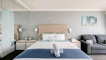 Studio, 1 tweepersoonsbed, uitzicht op stad