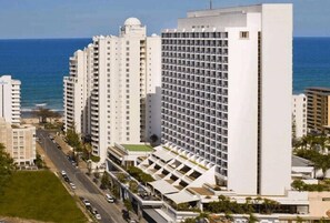 Byutsikt fra overnattingsstedet