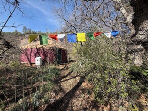 Exterior - Secluded Off-Grid Yurt with Forest Access, Orchard & Gardens (Durango)