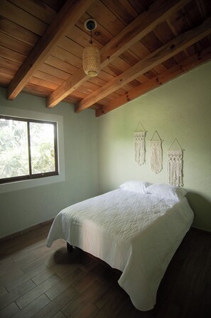 Comfort tweepersoonskamer, uitzicht op tuin