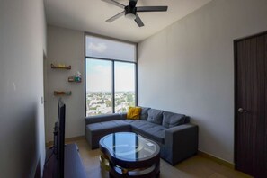 Living area - Moderno y Nuevo Departamento Céntrico (Monterrey)