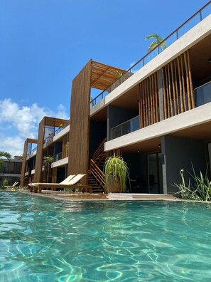 Outdoor pool - Seaside Studio II at “ecologic route of Milagres (Porto de Pedras)