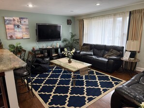 Fernseher, Kamin, DVD-Player, Tischtennisplatte