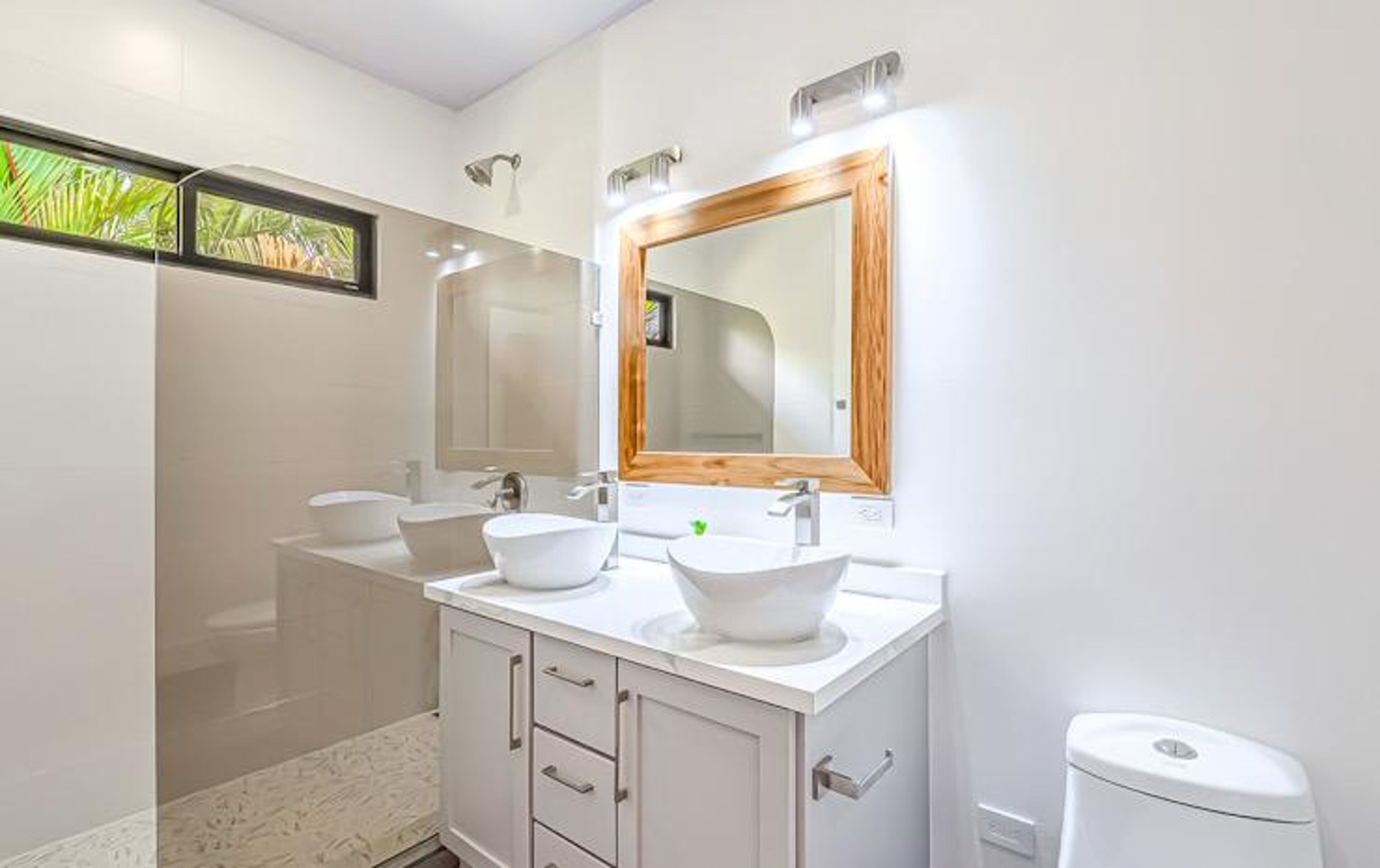 Ferienhaus, 3 Schlafzimmer, eigener Pool, Meerblick | Badezimmer