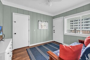 Living area - Duneside I 103 - Oceanfront Complex (Oceanview Unit) in Garden City Beach (Garden City Beach)