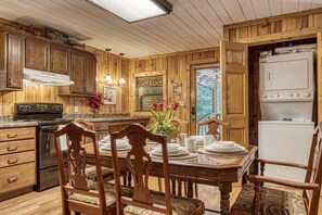 Fridge, microwave, oven, stovetop - Bearly Rustic: Free Tickets/Hot Tub/Fire Pit/Game Area (Sevierville)