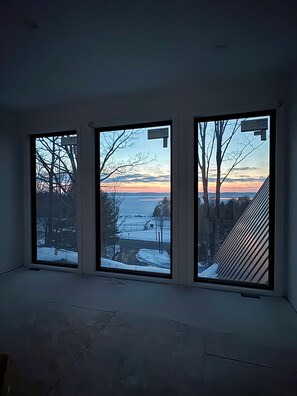 Interior - Welcome to Torch Hill A-Frame, perched above iconic Torch Lake. (Alden)