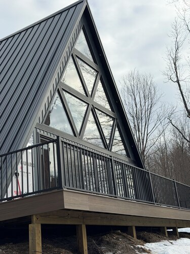 Welcome to Torch Hill A-Frame, perched above iconic Torch Lake.