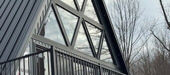Welcome to Torch Hill A-Frame, perched above iconic Torch Lake.