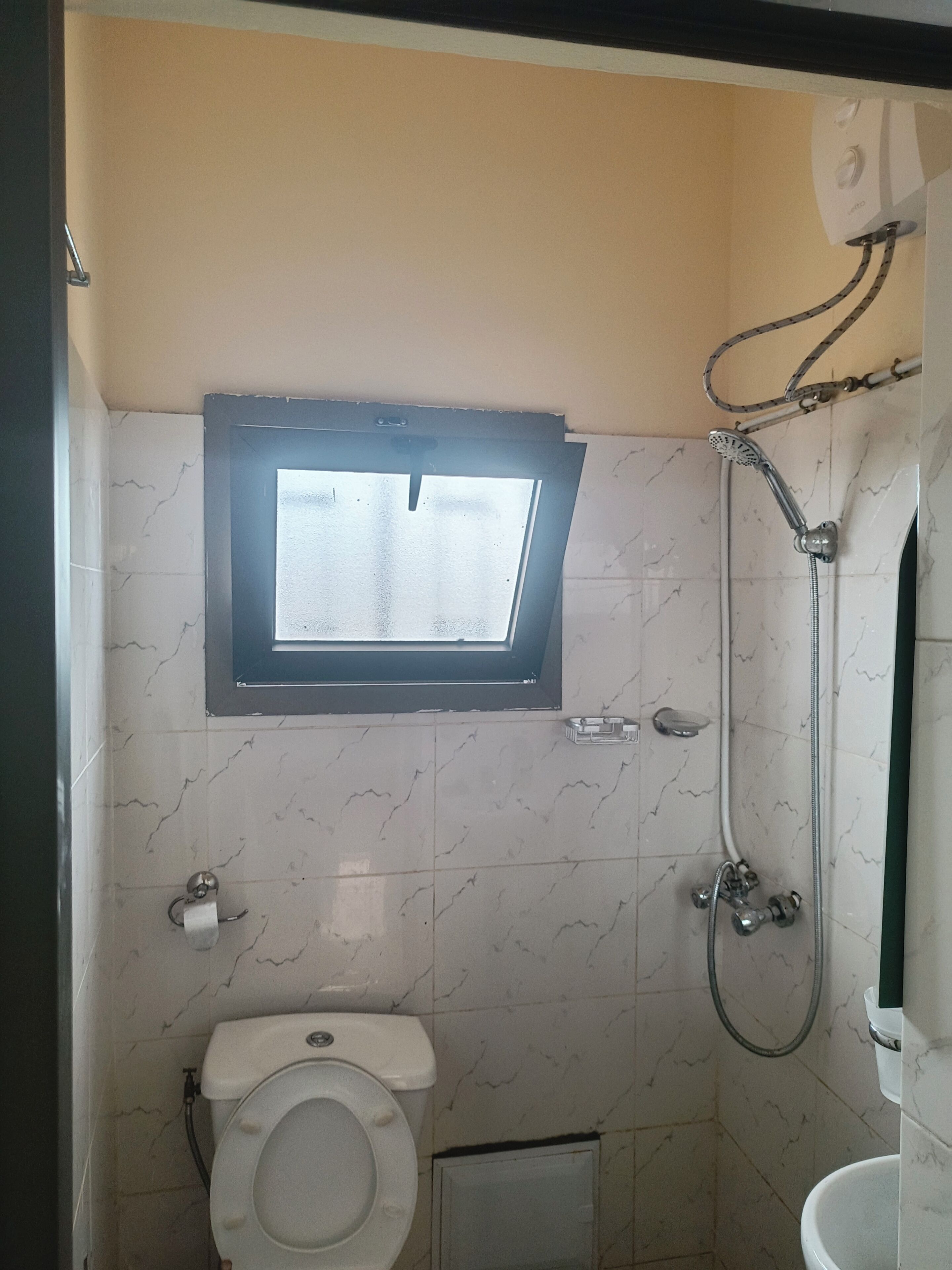 Towels, soap, toilet paper