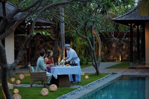 Outdoor dining - The Sira, a Luxury Collection Resort & Spa, Lombok (Tanjung)