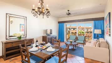 別墅, 1 間臥室, 露台, 海灘景 | 內部