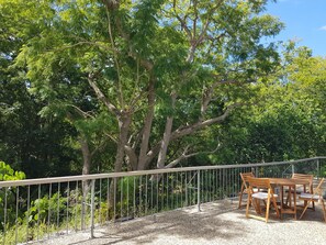 Outdoor dining - Jacaranda House - Bushland Escape (Caboolture South)