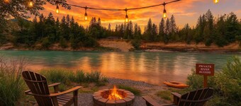 Sunny Retreat River Cabin -Fishing/HotTub/Sauna/EV