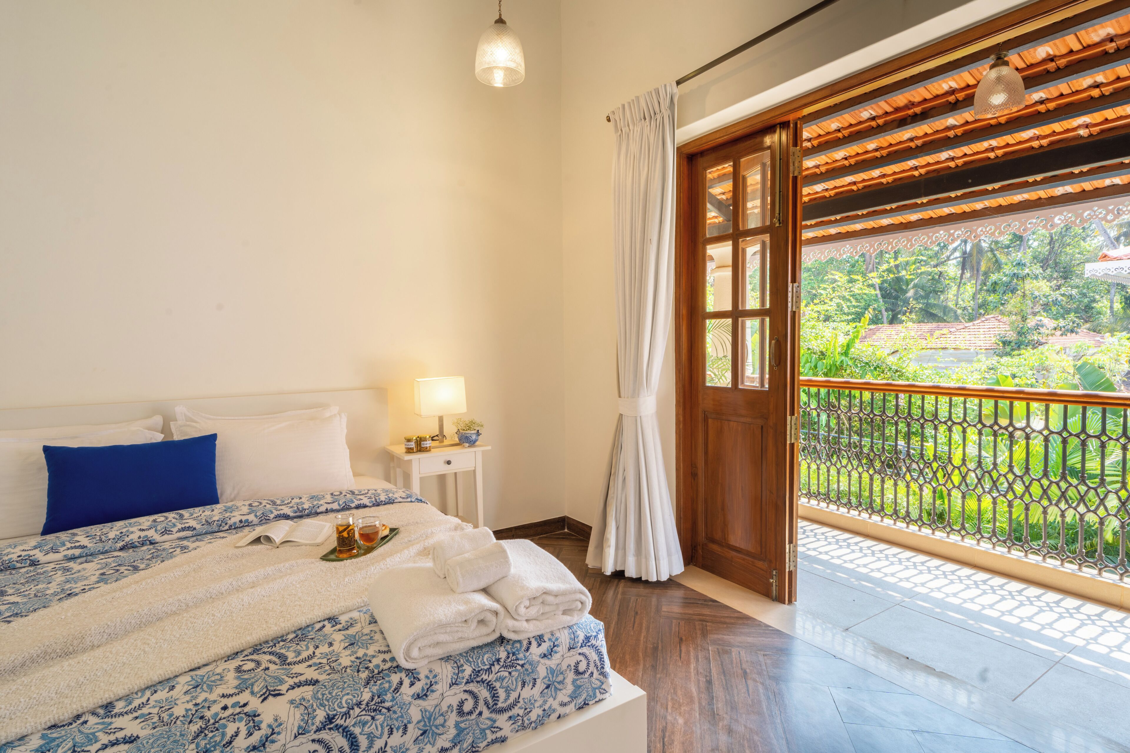 デラックス ヴィラ バルコニー ガーデンビュー