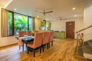 Dining - ELIVAAS Azalea 3 BHK with Pvt Pool  (Shivoli)