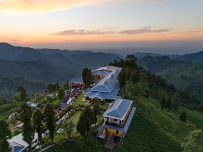 Blick von der Unterkunft