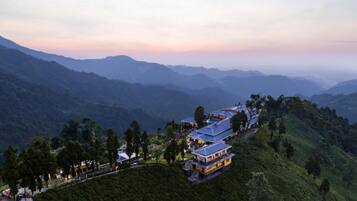 Blick von der Unterkunft