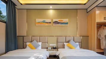 Camera Standard con 2 letti singoli, vista lago