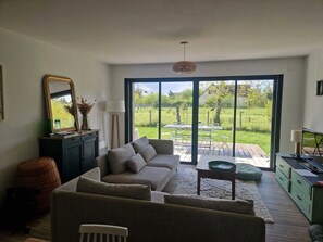 Living area - House Les Dunes Bourgales (Gouville-sur-Mer)
