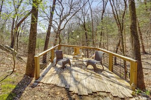 Terrace/patio - Walk to Beaver Lake! 'The Cavehouse' w/ 4 Decks (Garfield)