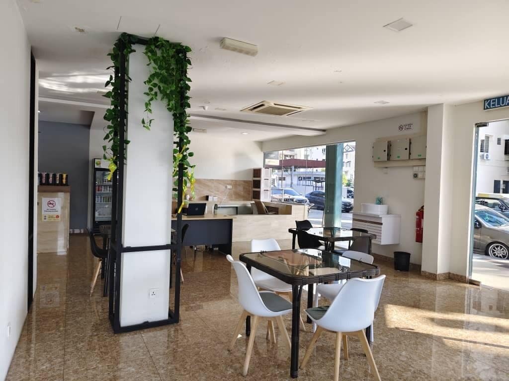 Lobby sitting area