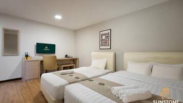 Tremannsrom – familie, byutsikt