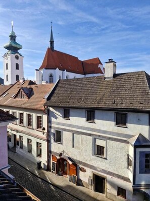 Blick von der Unterkunft