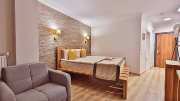 Tweepersoonskamer, uitzicht op zee