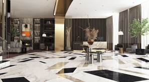 Lobby - Three Corners Hotel (Skopje)