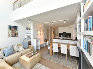 Fireplace - Duplex at Albert Beach With Stunning Sea Views (Knokke-Heist)