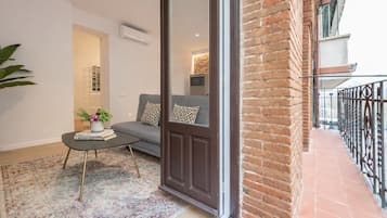 Classic Apartment, Balcony | Living area