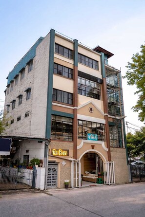 Majoituspaikan julkisivu