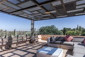 Terrace/patio - Villa Lalla with heated pool - My Rental Homes (Marrakesh)