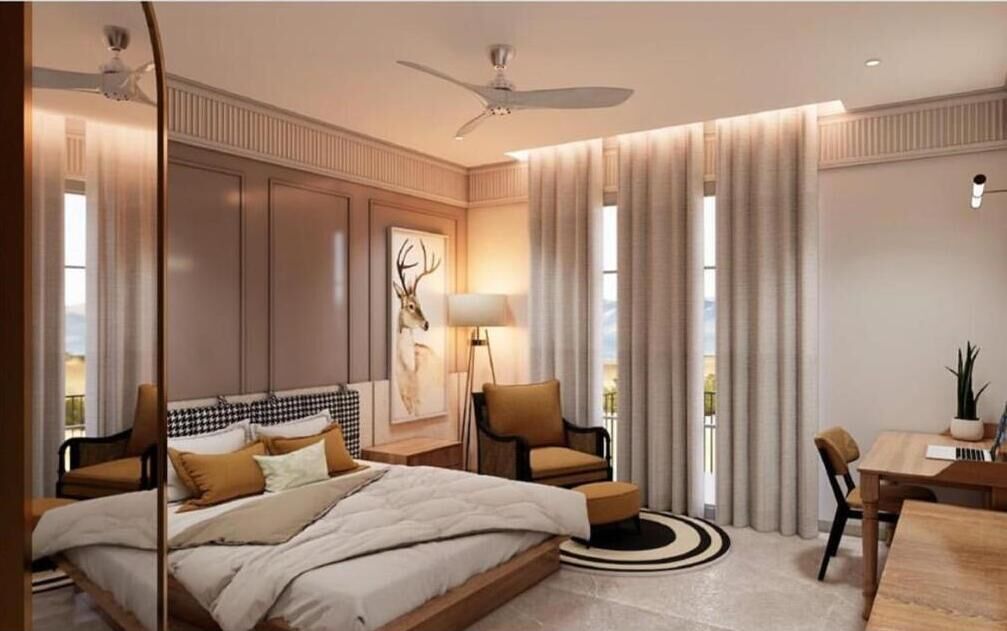 Quarto casal premium, vista para a cidade