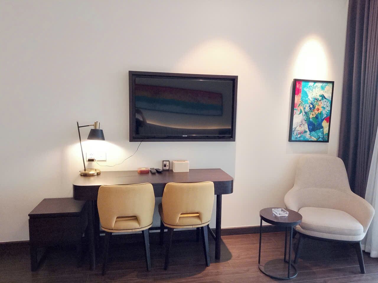 Lyxlägenhet - 1 kingsize-säng - balkong - havsutsikt | Interiör