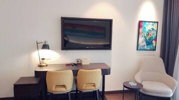 Lyxlägenhet - 1 kingsize-säng - balkong - havsutsikt | Interiör