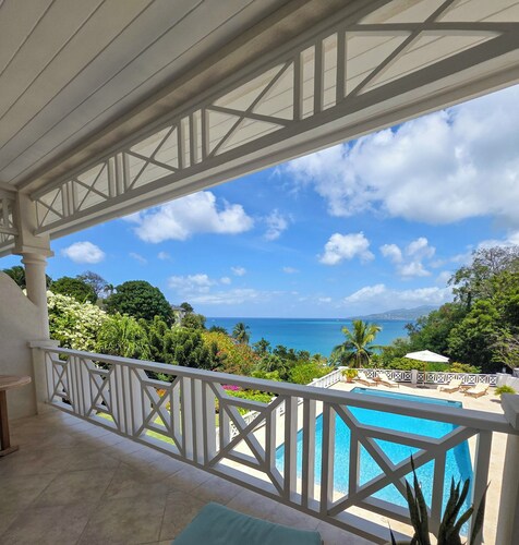 Madame Jardin 5 Bedroom Villa Above Magazine Beach With Sea View