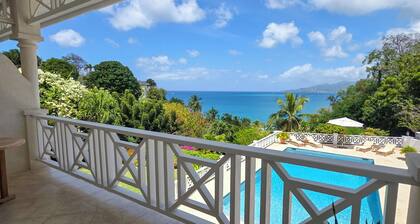 Madame Jardin 5 Bedroom Villa Above Magazine Beach With Sea View